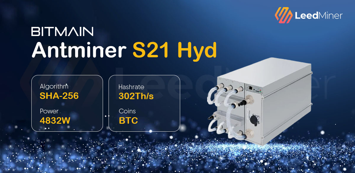 Antminer S21 Hyd (302Th)