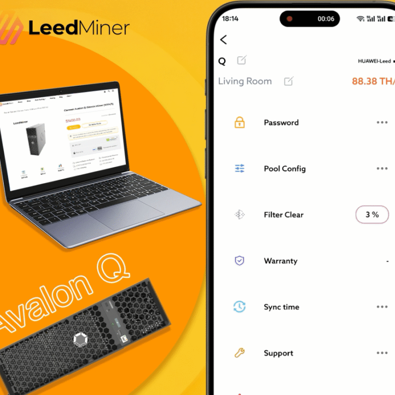 Click on Mining Pool Config