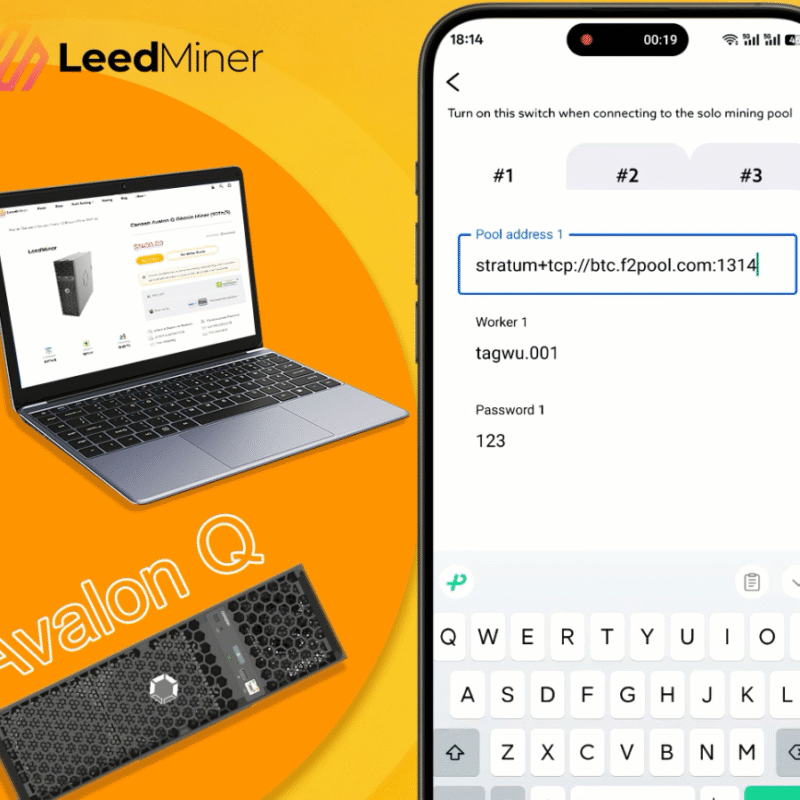 Please fill in your mining information